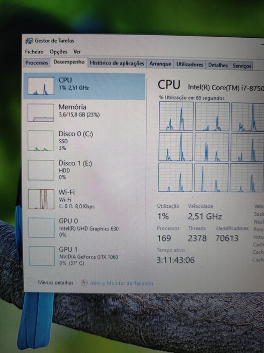 Portátil Gaming MSI 17.3" | i7 | GTX 1060 6GB | 16GB RAM | SSD+HDD