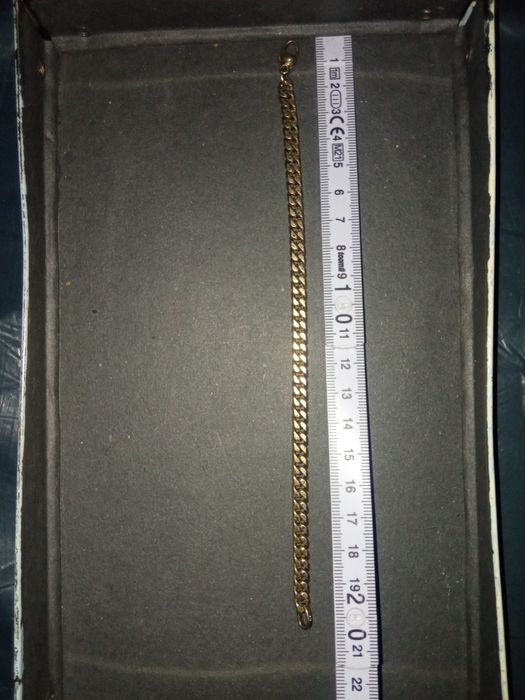 Branzoletka Meska Pancerka SREBRO 925