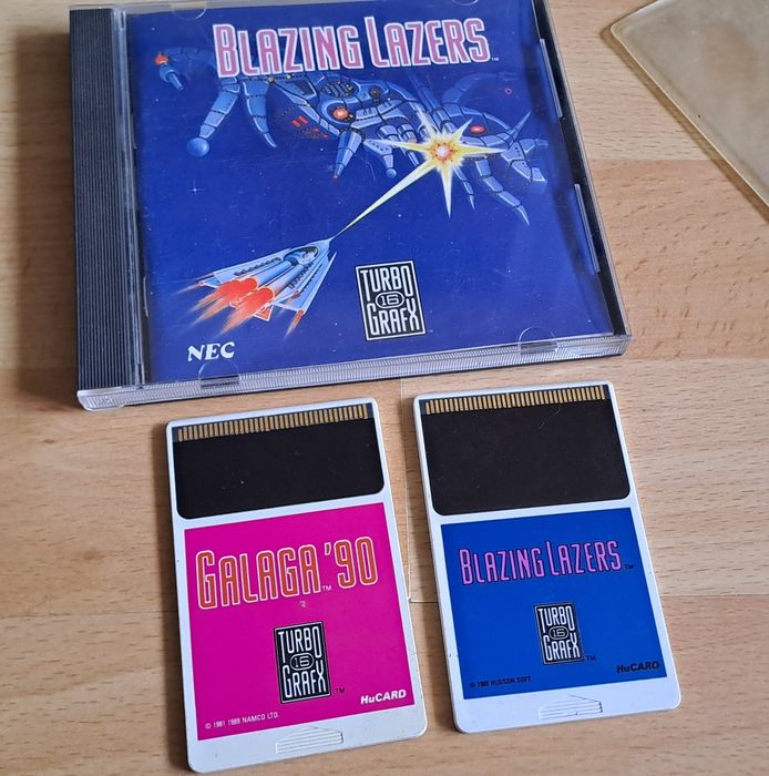Turbografx - wersja PAL, pełen komplet z dwiema grami