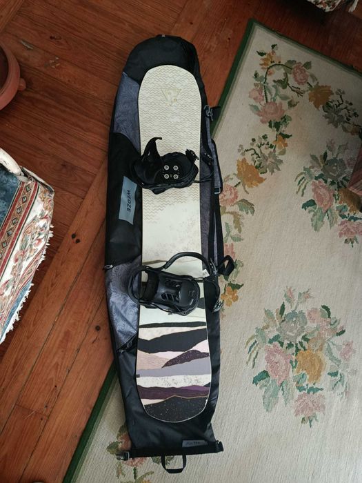 Prancha Snowboard All Mountain Dreamscape SNB 100 + Capa + Fixações