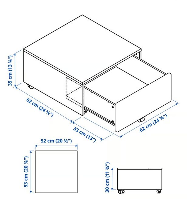 2 Gavetas SLÄKT Ikea