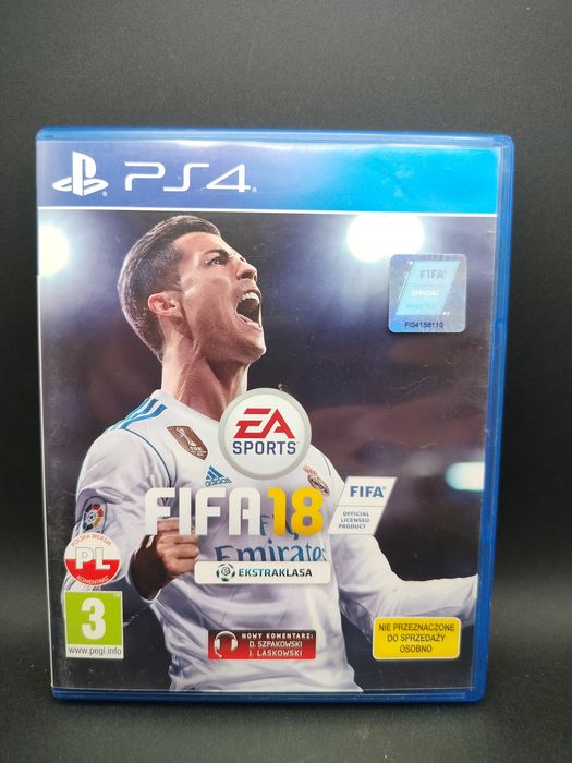 Gra FIFA 18 na ps4