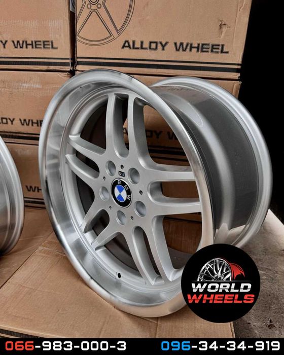 Новые диски R17 5x120 BMW E36 E39 E38 E60 E34 37 стиль разноширокие