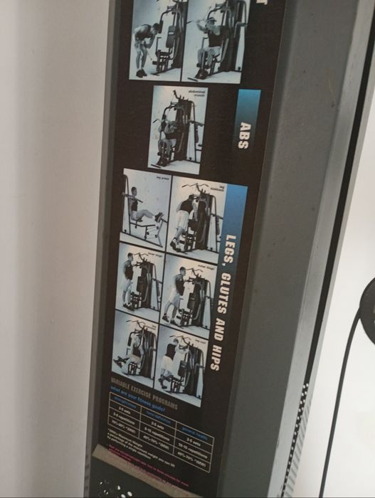 Estação de musculação completa e funcional