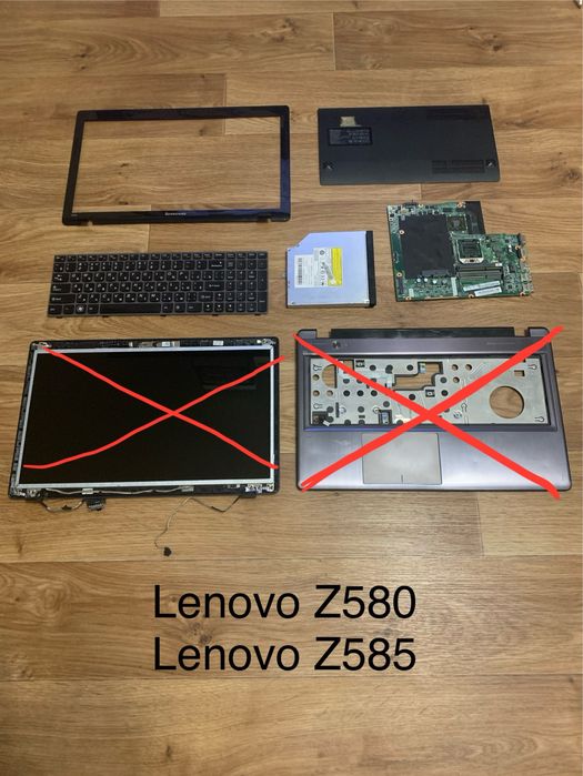 Lenovo G580/G585/Z580/Z585/G570/G575/Z570/Z575  по запчастинам