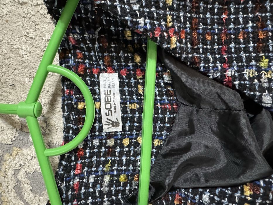 Твідовий жакет блейзер подовжений під zara