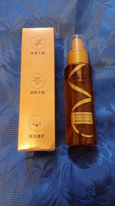 Olejka/ spray  naturalny do włosów suchych, 100 ml.
