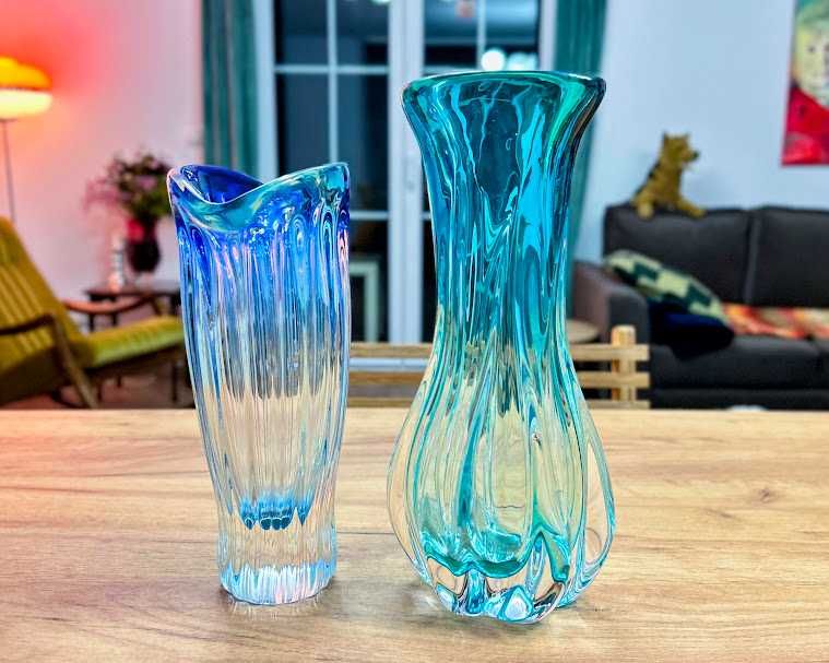 Wazon Aurum czeskie szkło Egermann/Crystal Bohemia