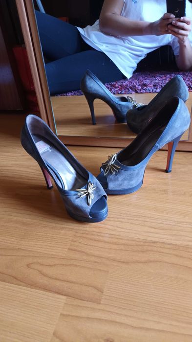 Sapatos de verão salto alto