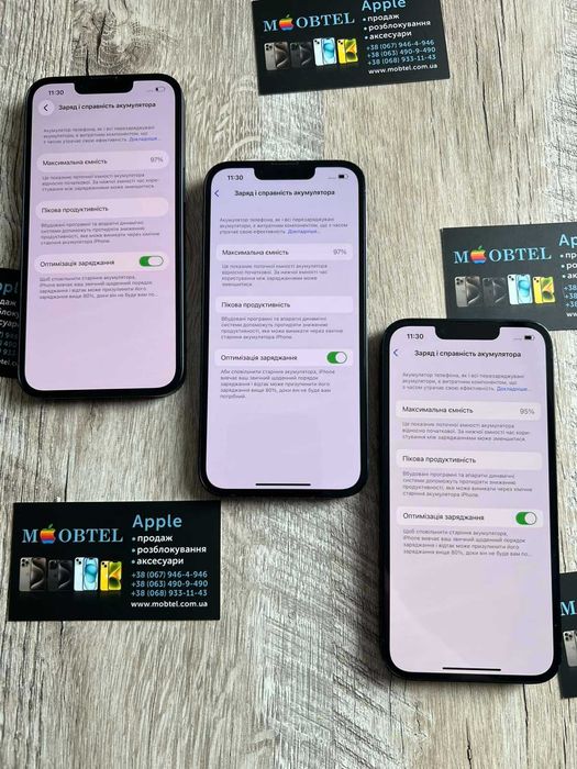 iPhone 13 128gb neverlock физ лоток айфон акб 95%-97%