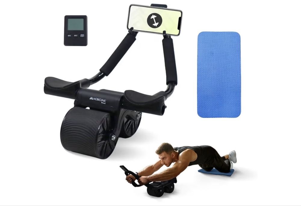 Rolo de Treino de ABS abdominais Mobiclinic Fitness