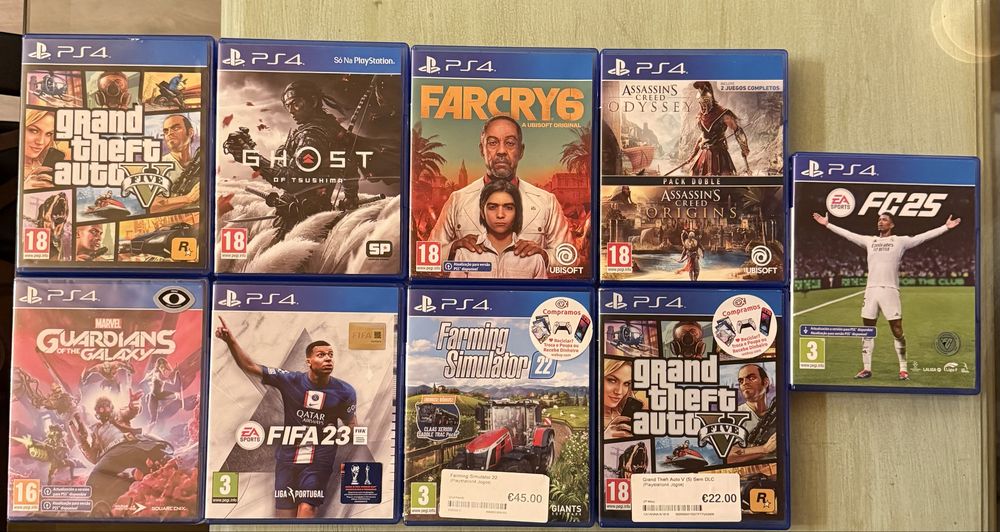 Vários Jogos PS4 – Como novos