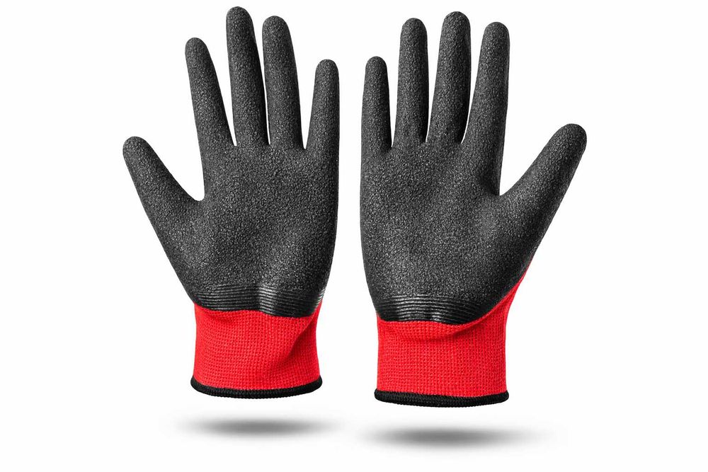 Перчатки прорезиненные