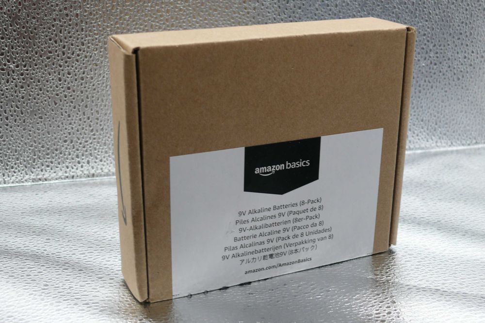 Amazon Basics 8-Pack 9V Pilhas Alcalinas,64740217317634120
