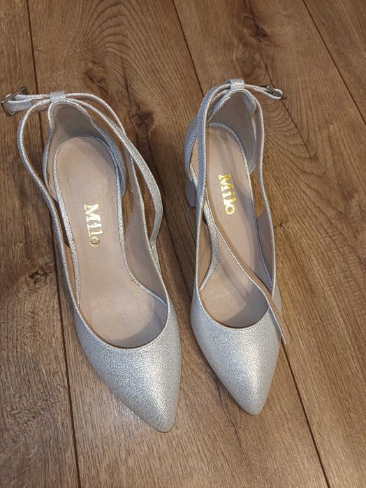 Buty damskie, rozmiar 38 , na obcasie (na imprezę)