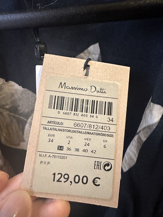 Плаття massimo dutti premium  | модель 6607/812/403 | розмір eur 34