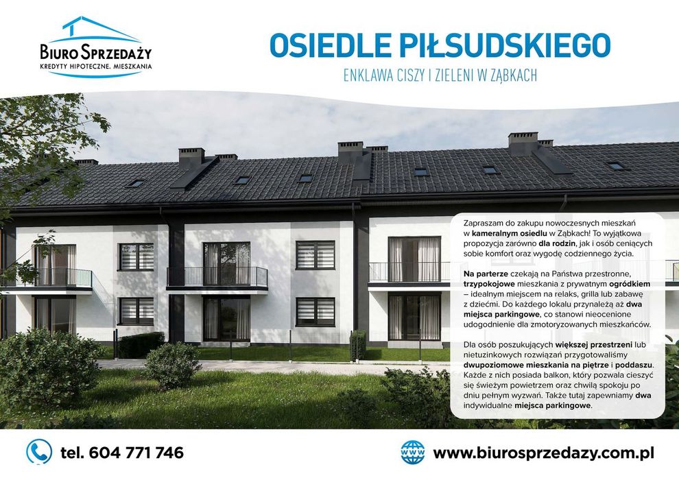3 Pokoje Z Ogródkiem+2Mp-Centrum Ząbek - Widok 4