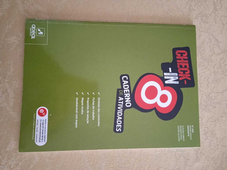 Check-In 8 - Geografia - 8.º Ano - Caderno de Atividades - (NOVO)