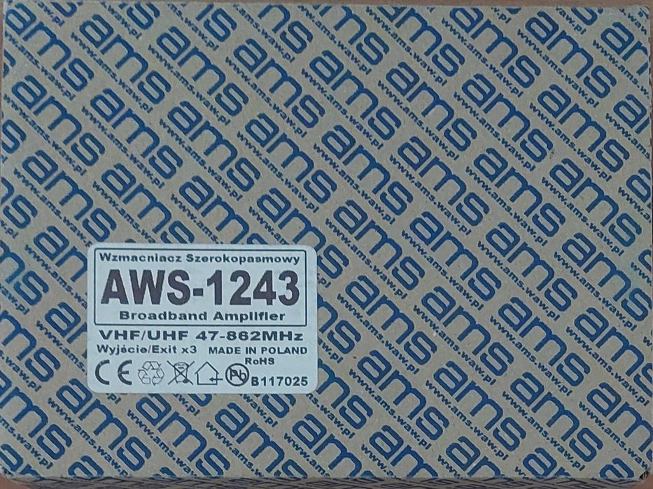 Wzmacniacz antenowy szerokopasmowy AWS-1243