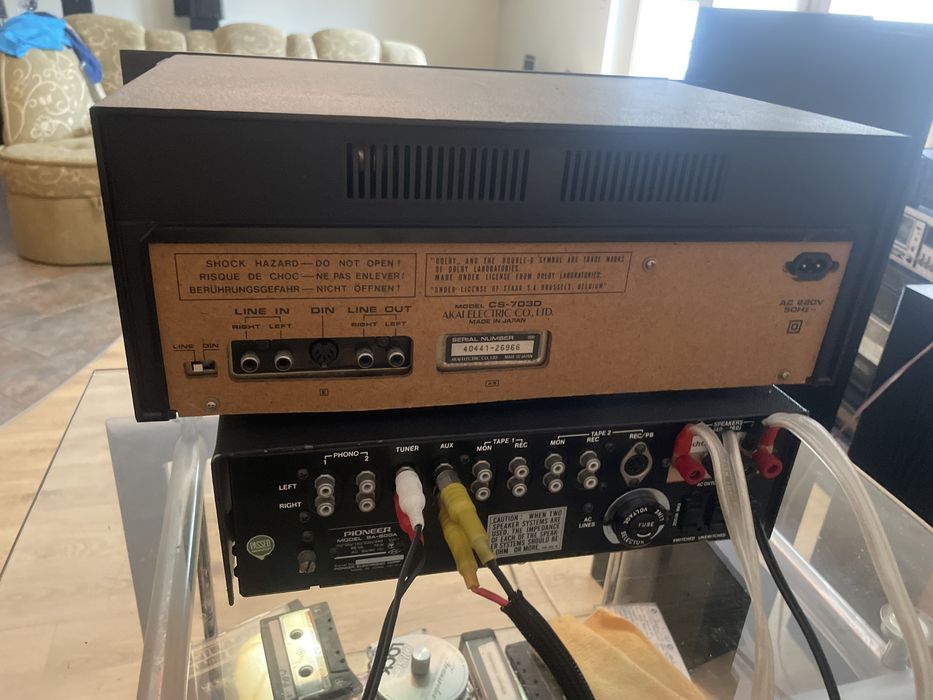 Akai cs-703d deck stereo sprawny