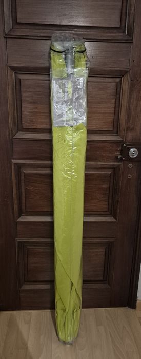 Guarda sol de jardim 2x2m retangular verde NOVO