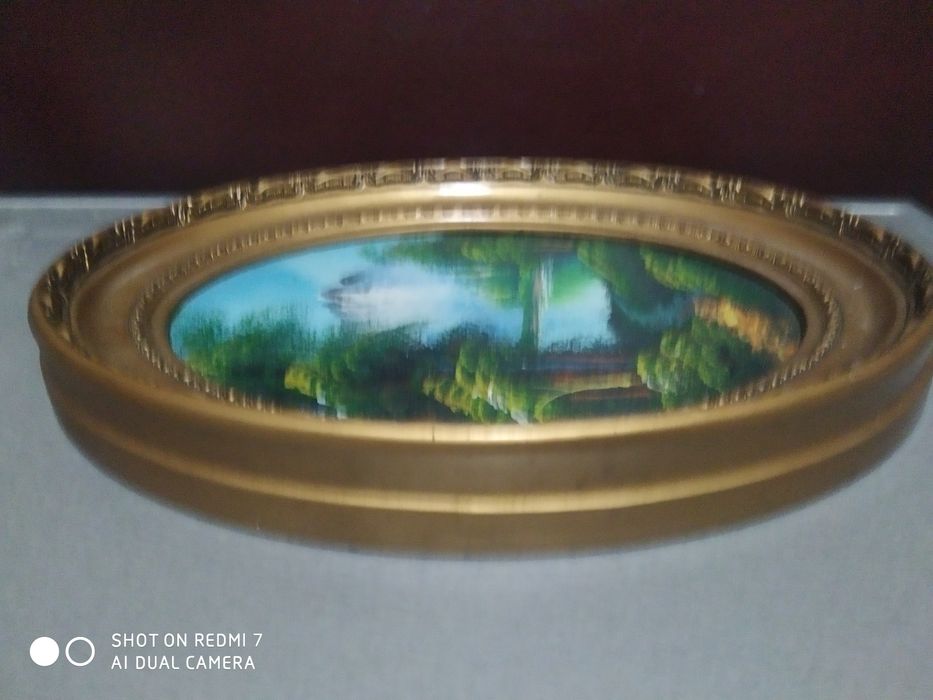 Красивая картина маслом.Европа.