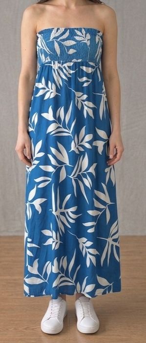 Sukienka Peacocks L 40 niebieska