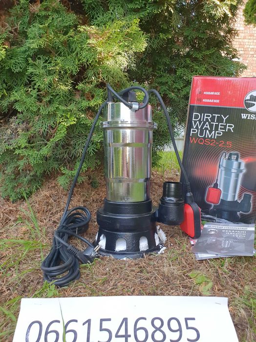 фекальный насос 2,5 kW c ножом ТІЛЬКИ ДОСТАВКА ПОШТОЮ