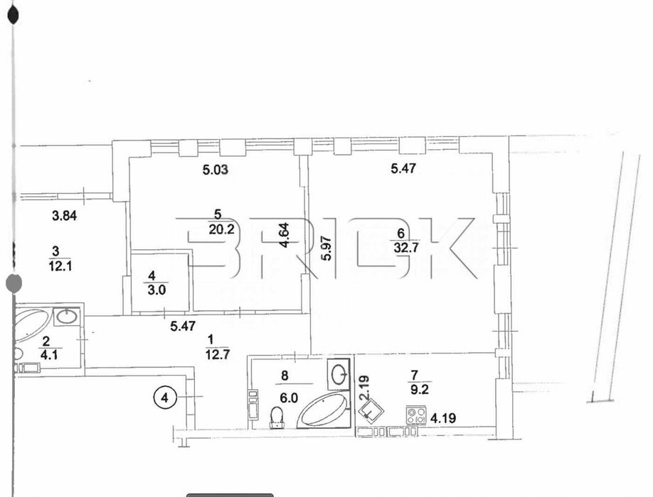 3-кімнатна квартира за адресою вул. Болсунівська (площа 108,6 м²) - Atlanta.ua - фото 11