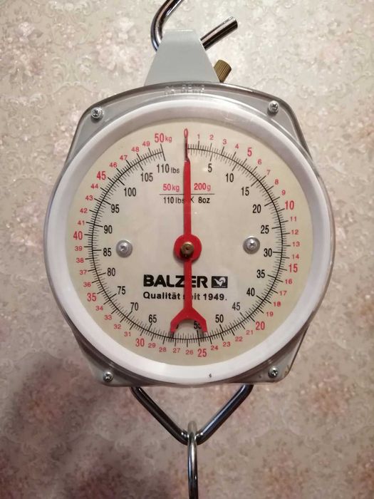 Весы подвесные BALZER, до 50 кг, Германия.