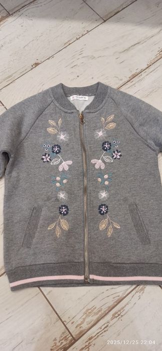 Szara bluza dla dziewczynki 134/140 bdb Cool Club