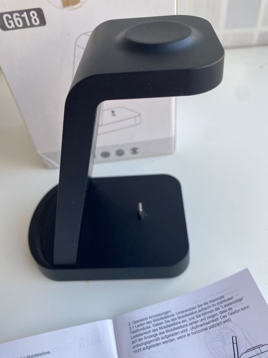 Швидка зарядка 3 в 1 бездротова –G618  18 w iPhone, Apple