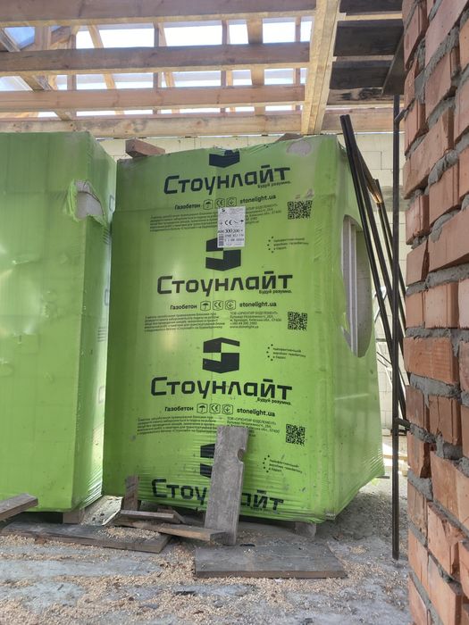 Газоблок Стоулайт 100 шт. 200х300х600 D500