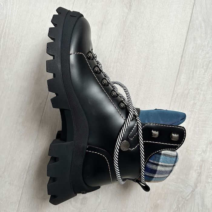 Dsquared2 skórzane buty zimowe za kostkę 41