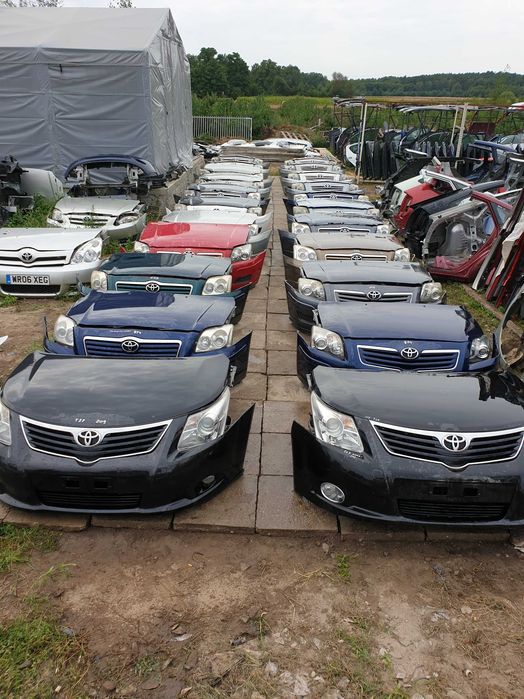 TOYOTA Zderzak maska błotnik lampa przód Avensis Auris Yaris Rav4 Aygo