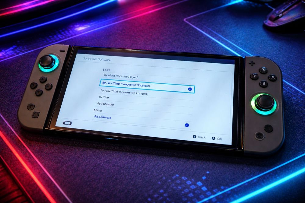 Joy-cony do Nintendo Switch wraz z podswietleniem joya