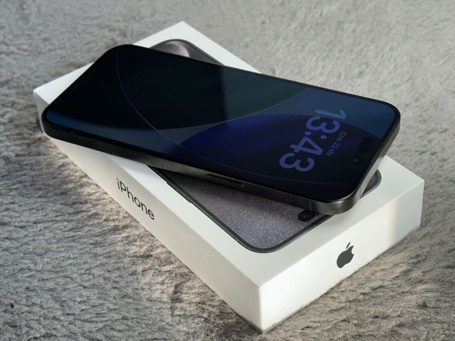 iPhone 15 Pro Black Titanium 128GB/ Bez Blokad