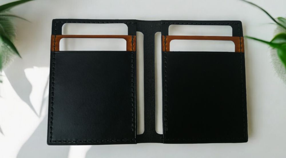 Portfel skórzany rękodzieło