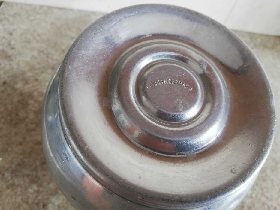 Termos aluminiowy niemiecki z lat 60-tych