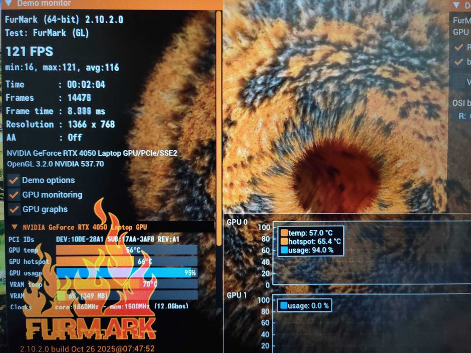 Ігровий ноутбук lenovo ideapad gaming Ryzen 7 7735HS/16Gb/1Tb/RTX4050