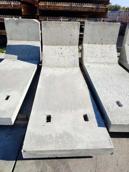 Mur oporowy typu L, mury oporowe elki 250x100 prefabrykat muru