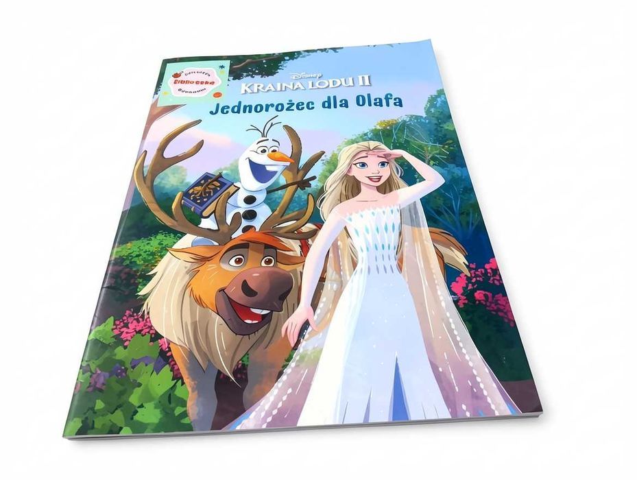D162 Książka Disney Kraina Lodu II Jednorożec Dla Olafa Bajka Dla Dzieci Opowieść Na Dobranoc Elsa Anna Olaf Sven Wydawnictwo Olesiejuk Kolorowe