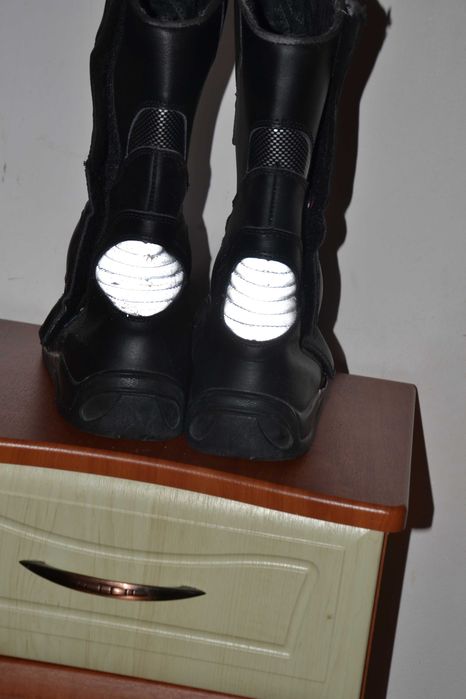 Мотоботи шкіряні чоловічі  Hein Gericke 42