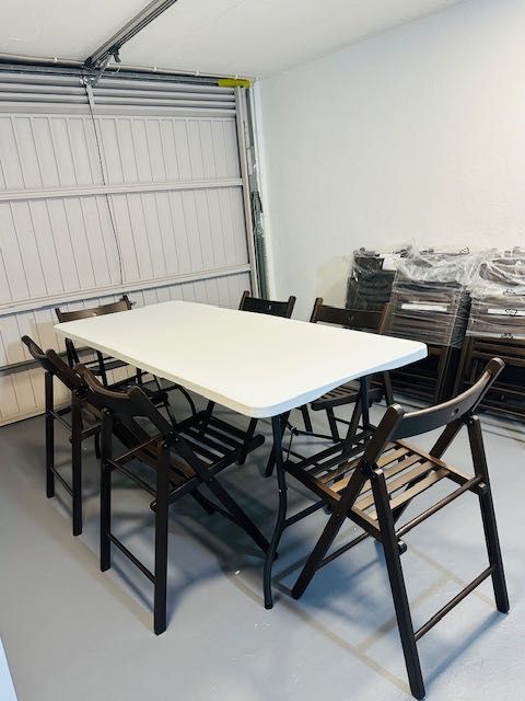 Aluguer -  Mesas, Cadeiras e Rechauds para Eventos
