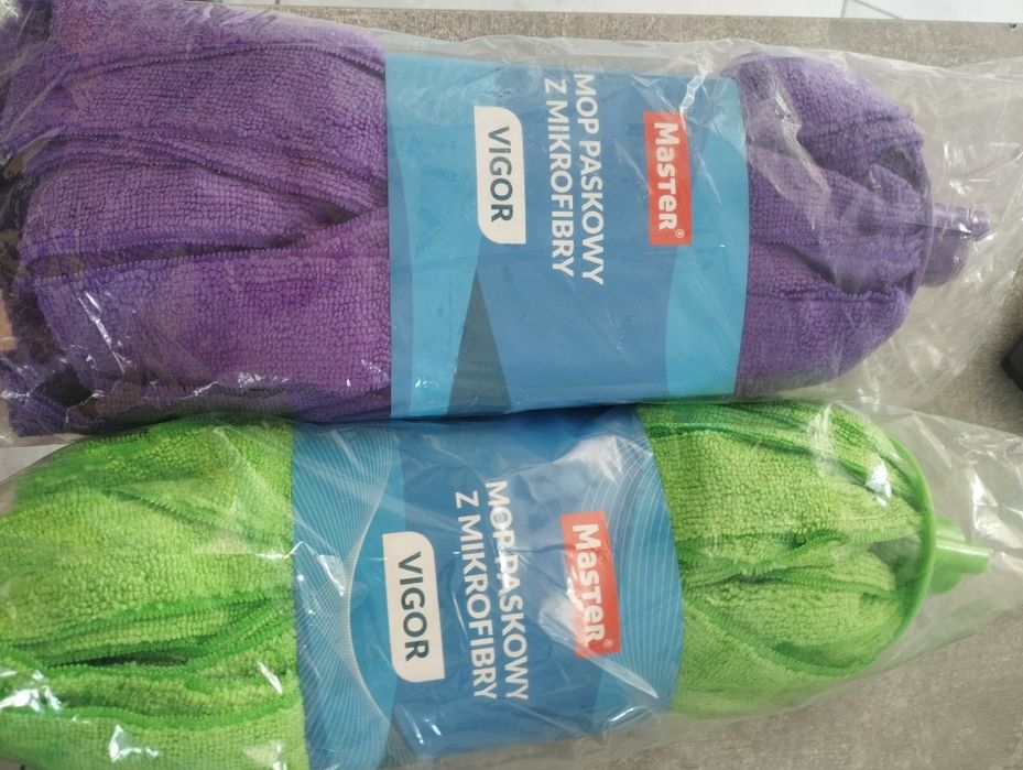 Mop paskowy z mikrofibry