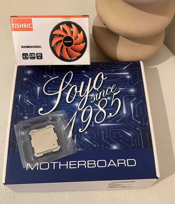 Новий ! Ігровий комплект Soyo X99  E5-2640v4 10 ядер Led кулер 2011-3