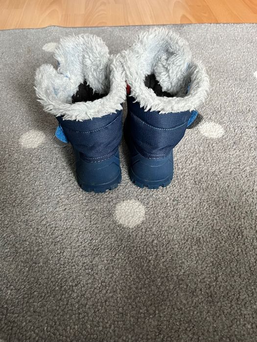 Śniegowce Decathlon niebieskie r.22/23