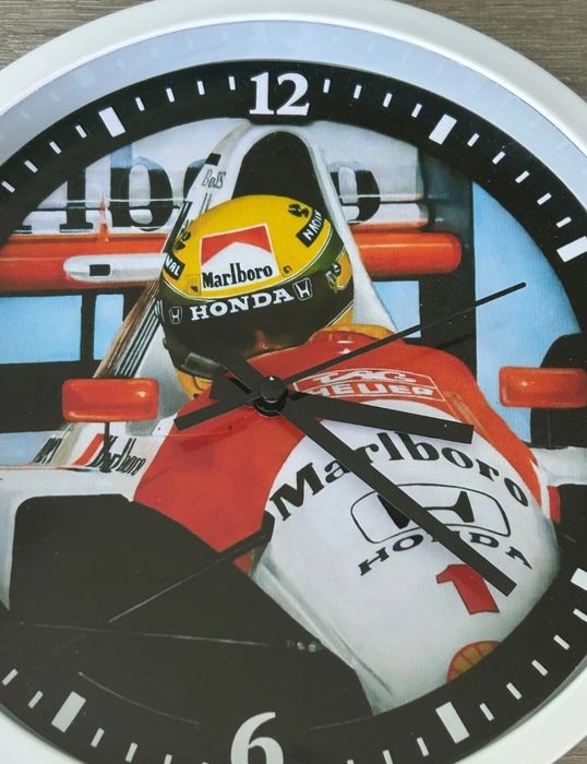 Relógio de parede Mc Laren Ayrton Senna
