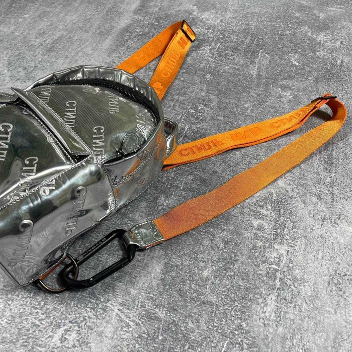 Оригинальный Рюкзак Heron Preston Metallic СТИЛЬ