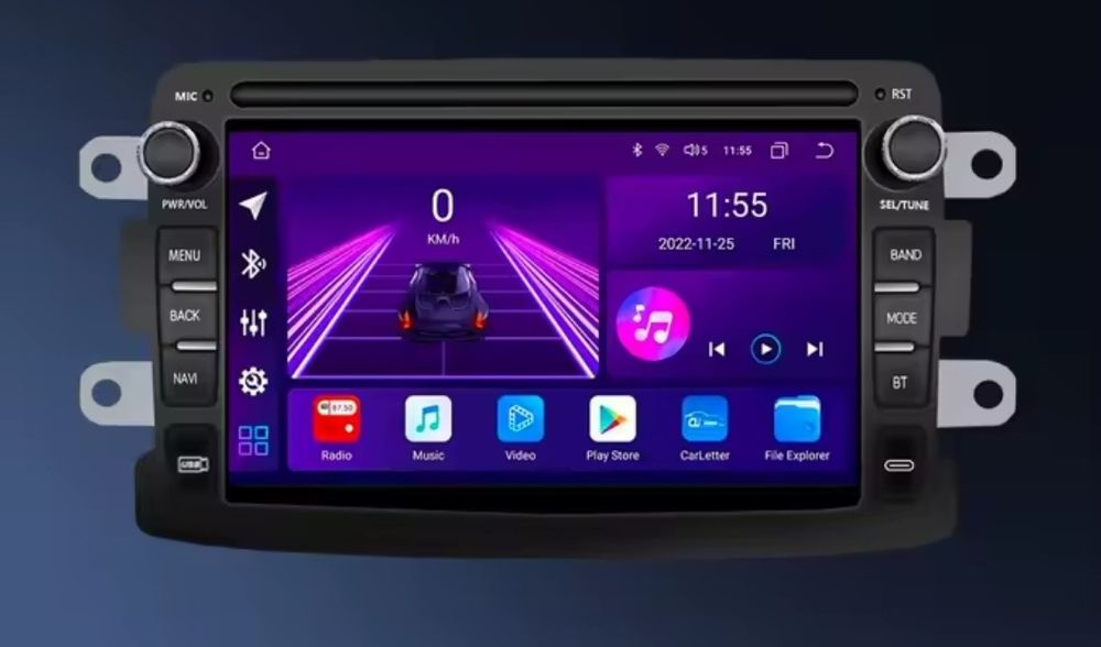 Auto Rádio Android Renault Captur Dacia Duster Logan Sandero X Ray